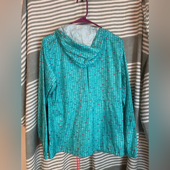 Columbia Bluish Green and Pink Rain Coat Size S - Picture 2 of 3